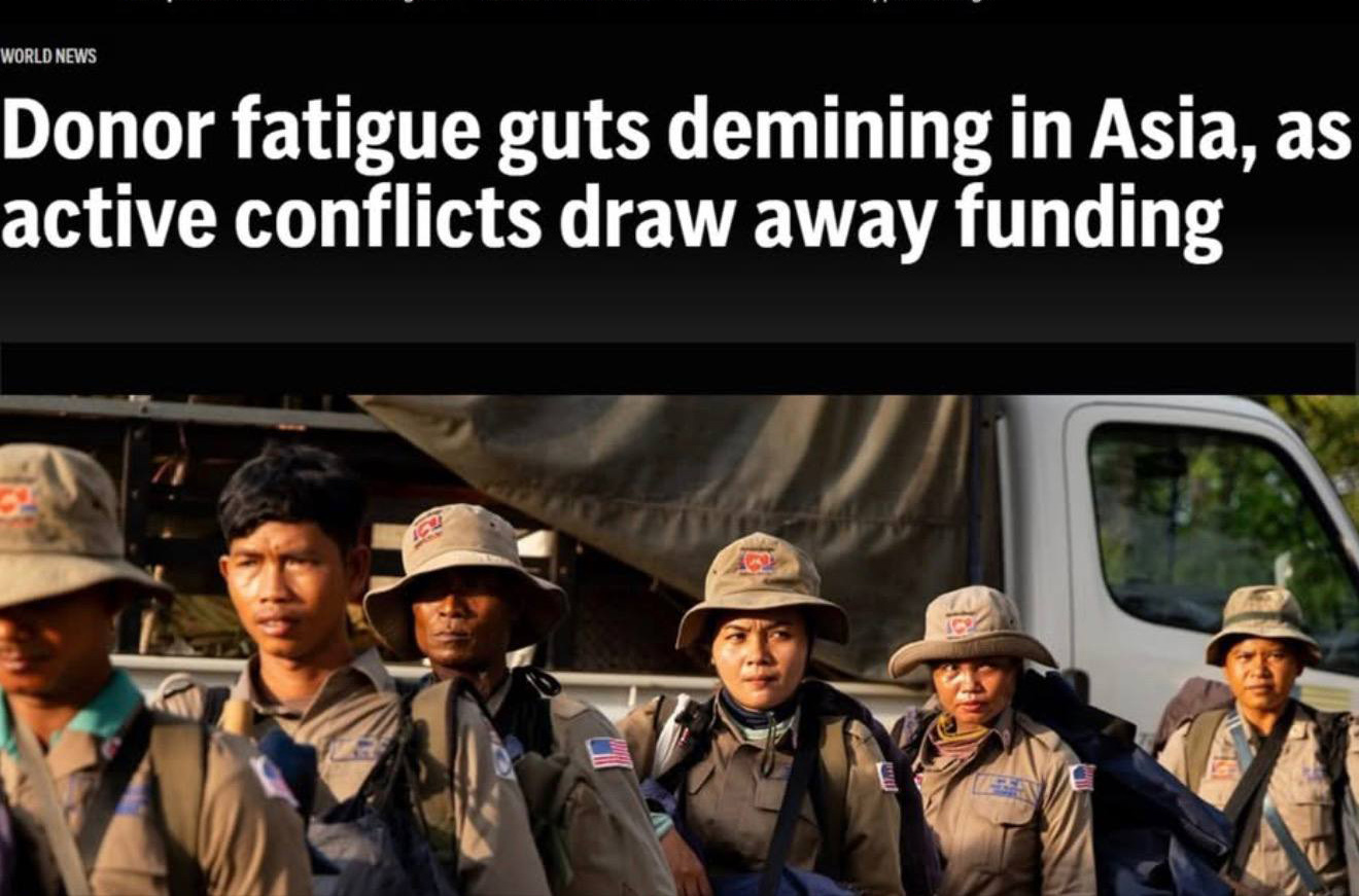 Cambodia’s Mine Action Funding Remains Strong and Resilient, CMAA Says