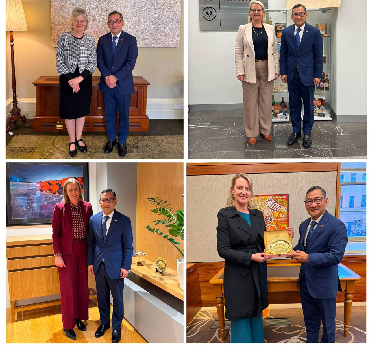 Cambodian Ambassador Promotes Cooperation with South Australia During Adelaide Visit