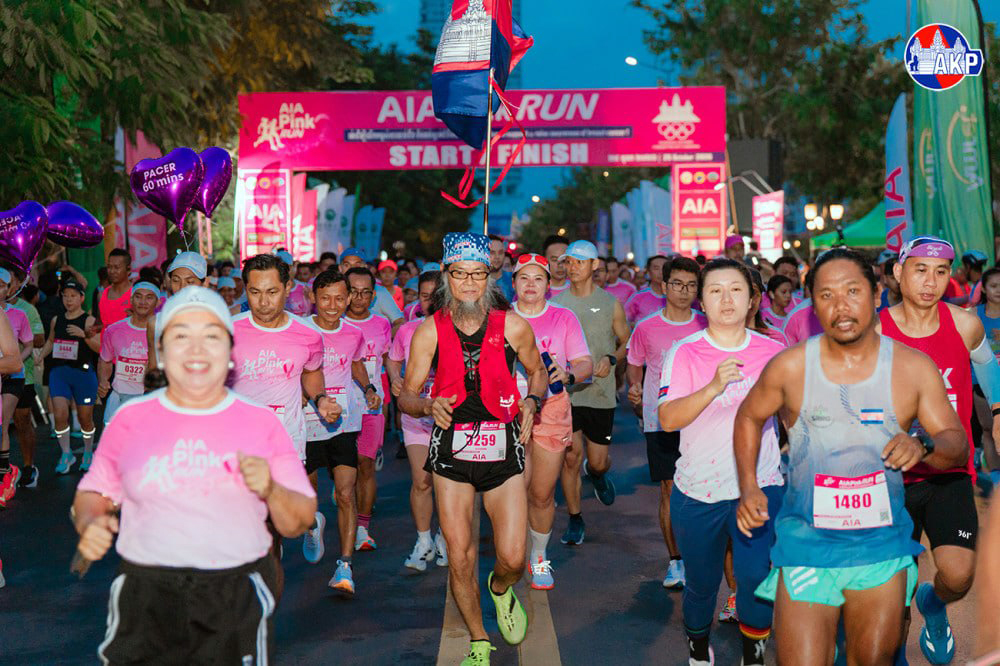 AIA Pink Run Attracts 3,615 Participants from 36 Countries to Raise Breast Cancer Awareness